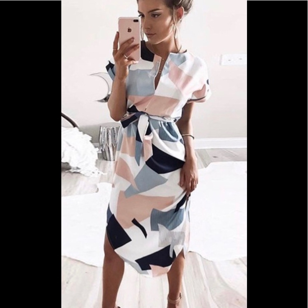 Abstract boutique dress/tunic